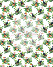 Afbeelding in Gallery-weergave laden, Eetbare prints - Jungle bladeren toekan