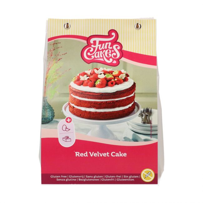 FunCakes Mix voor Red Velvet Cake Glutenvrij