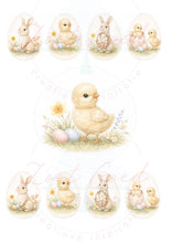 Afbeelding in Gallery-weergave laden, Eetbare prints - Paaseieren met dieren verzamelvel
