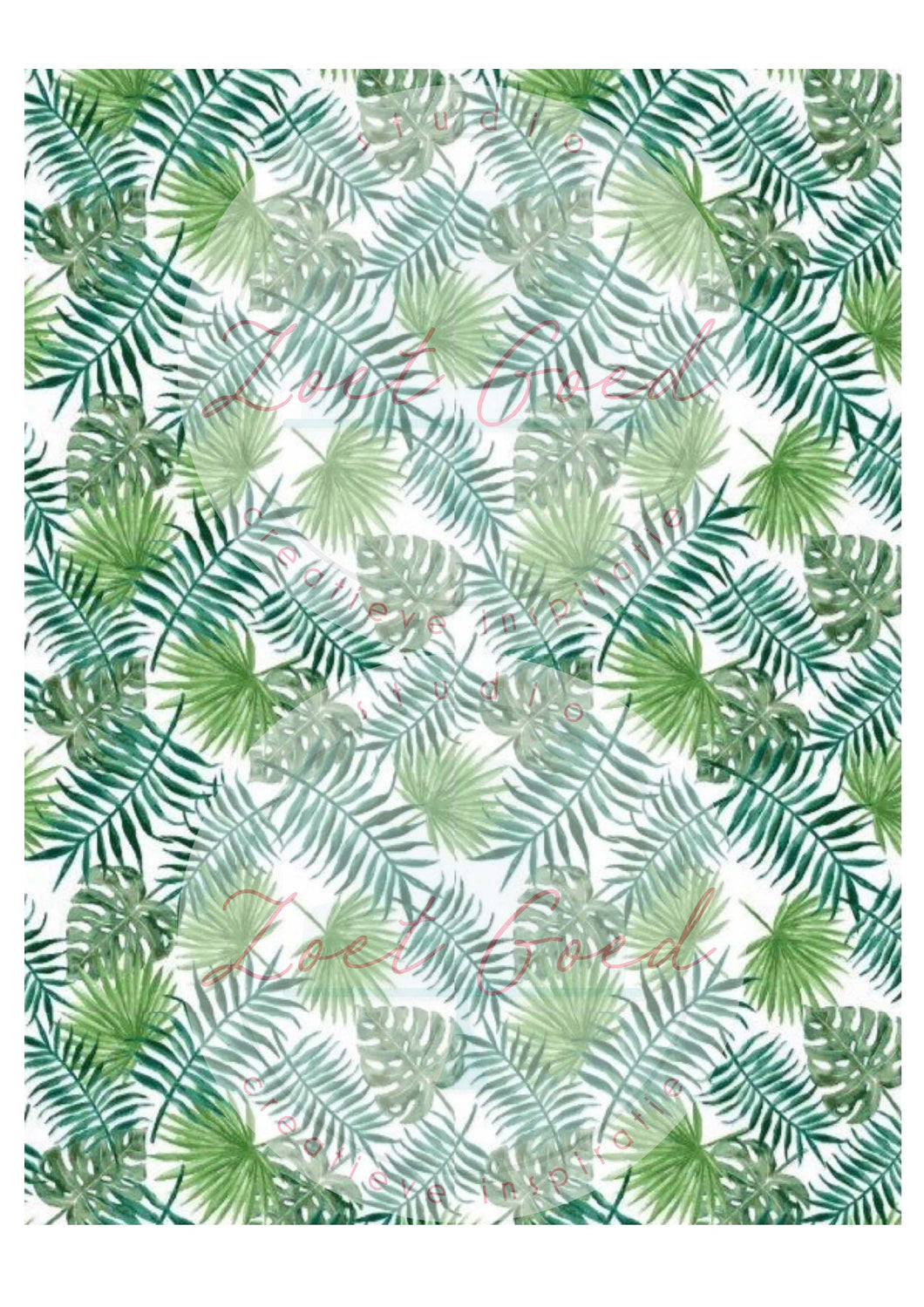 Eetbare prints - Jungle bladeren